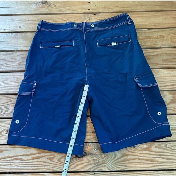 Tommy Bahama Cargo Swim Shorts Size 32 Men’s Blue - Picture 9 of 10